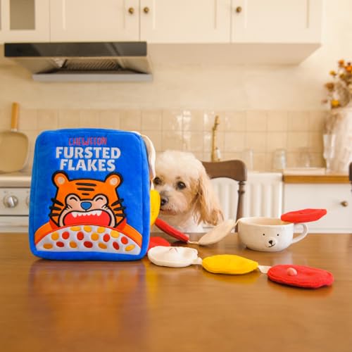 CHEWFFON Dog Snuffle Toy, Nose Work Enrichment Puzzle for Dogs - style: Fursted Flakes