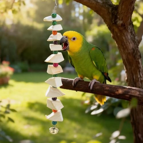 Bird Toys with Cuttlebone, Grinding Stone for Bird, 3 Pcs