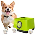 Automatic Dog Ball Launcher: Upgraded Auto/Manual Pet Ball Thrower Toy for Dog Indoor/Outdoor Play Include 4 Chew-Resistant Balls - Home,Park,Yard Dog Self Play Companion