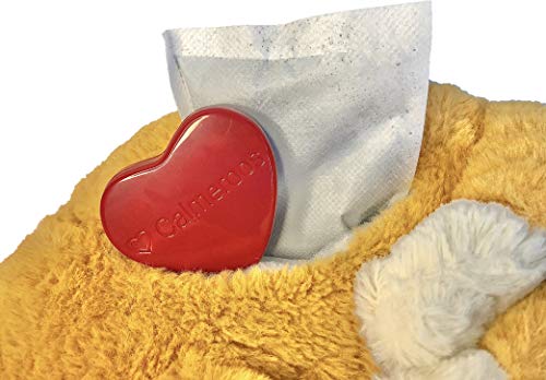 Plush Heartbeat Toy - Calming Anxiety Relief Toys for Puppies and Kittens - Heartbeat in a Soft Comforting Pet Plush for Dogs and Cats (Orange Kitty) - color: Orange Kitty