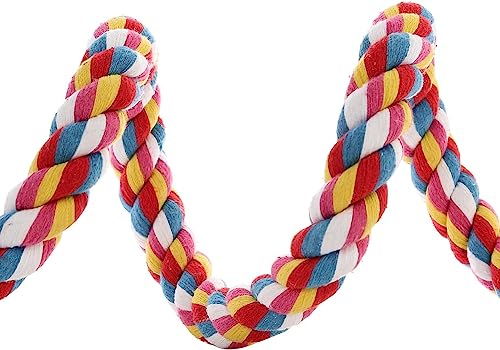 Bird Rope Perches,Parrot Toys 21 inches Rope Bungee Bird Toy (21 inches)[1 Pack] - size: 21 inches
