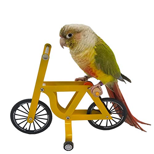 QBLEEV Bird Intelligence Training Toy - Parrot Puzzle Bicycle for Birds - color: Big Bicycle Toy