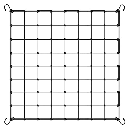 BSTPCOO 5x5 Heavy Duty Scrog Net with Hooks, Stretchy Net for Grow Tents - size: 6" Mesh-5 X 5 FT