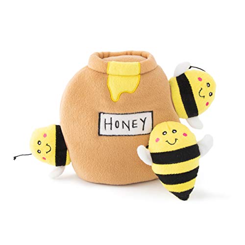ZippyPaws Burrow Interactive Dog & Puppy Toys for Boredom - Honey Pot - style: Honey Pot