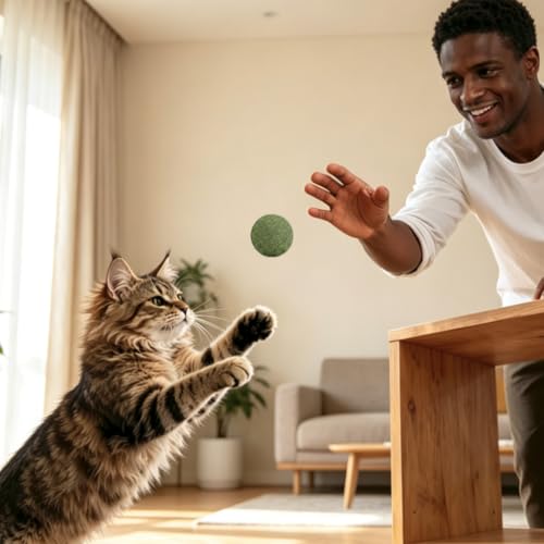 Catnip Balls for Cats (9-Count) - size: 9pcs 1inch