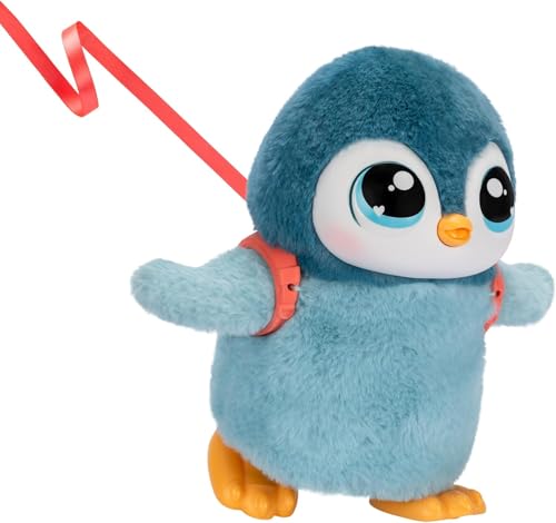 Little Live Pets Walking Penguin My Pet Waddles, Interactive Plush Penguin with 25+ Sounds and Detachable Leash, Toy Penguins for Kids of Ages 5+ - style: Walking Penguin