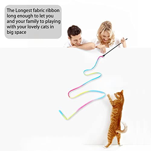 Cat Wand Toys Interactive Kitten Toys for Indoor Cats-2Pcs - size: 2 PCS
