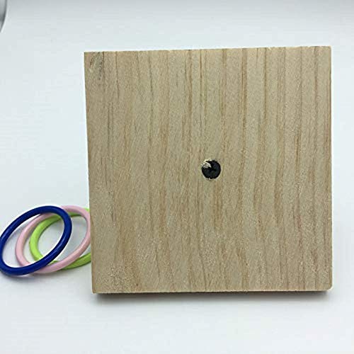 Litewoo Bird Intelligence Training Toy Color Rings Wooden Parrot Tabletop - color: parrot ferrule toy 1