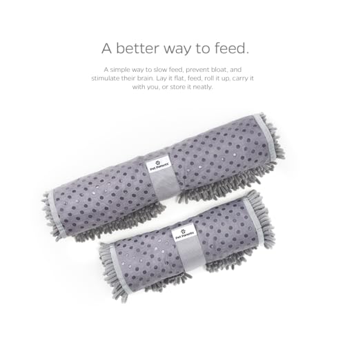 Pet Parents Forager Slow Feeder Dog Bowl & Snuffle Mat - SoftSnout, Non-Slip Backing (Forest 12")