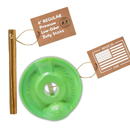 Bully Stick Holder for Dogs (SafetyChew, 1 Regular 6" Bully Stick, <16 lbs) - size: Small | Less Than 16 lbs