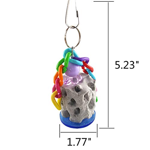 Wontee Bird Calcium Chew Grinding Treats Toy for Parakeet, 1 Pack - size: A (1 Pack)