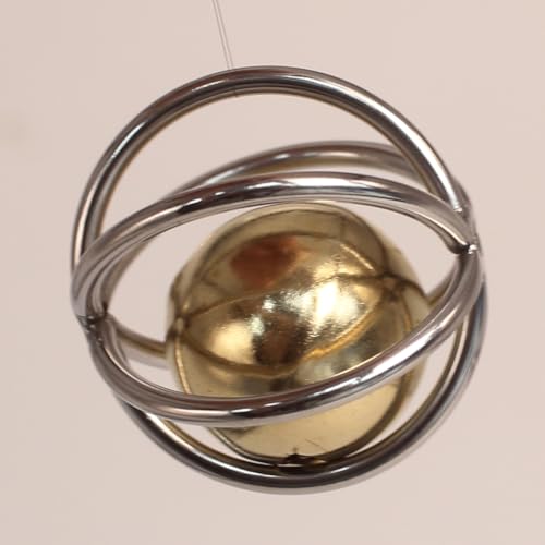 Fosrion Stainless Steel Bird Toy, Foraging Ball with Bell for Parrots - size: Large