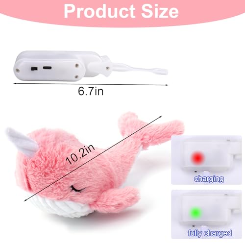 Mity rain Interactive Dog Toys Whale - style: Whale