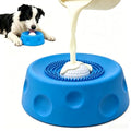 Dog Licking Bowl with Rolling Ball, Dog Lick Bowl, Slow Feeder Dog Bowls, Lick Mat for Dogs with Silicone BPA-Free Food-Grade Suction Base for Yogurt Bone Broth Peanut Butter
