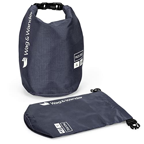 Reusable Smell Proof Waste Bag - Dog Poop Bag Holder for Dog walkers + Hiking with Dogs & Camping. Odor Proof Diaper Wet Bag, Camping Trash - color: Black