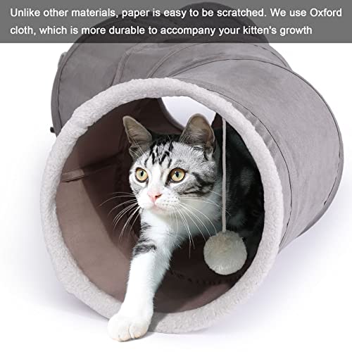 Ownpets S-Shape Cat Tunnel Toy 48"L x 10"D, for Cats, Puppies & Small Pets - size: 10 Inches in Diameter