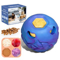 Interactive Dog Chew Toy, Large Enrichment Frozen Treat Chew Ball - color: Blue, size: Large