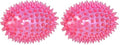 Gnawsome™ 3.5” Spiky Squeaker Football Dog Toy - Small, Cleans Teeth and Promotes Good Dental and Gum Health for Your Pet, Colors Will Vary (Pack of 2) - size: 3.5" (Pack of 2)