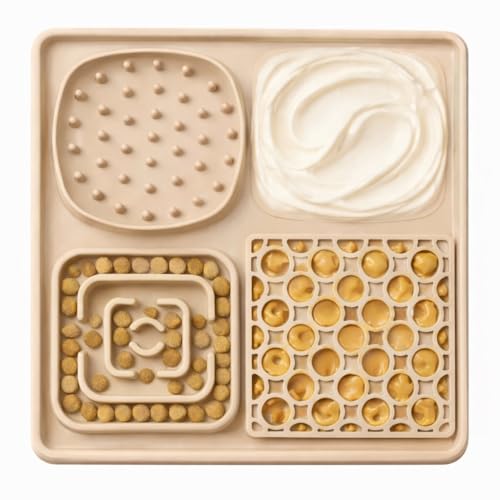 Hearth & Paw Silicone Lick Mat for Dogs - color: Beige
