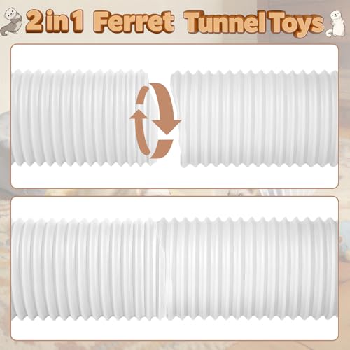 Mity rain 2PCS Ferret Toys with 6 Balls Inclueded - size: 2PCS