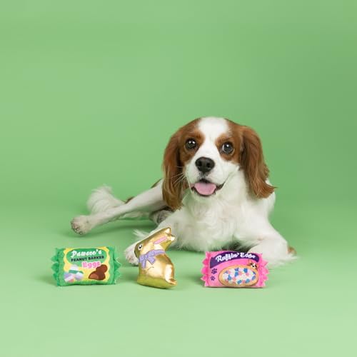 Fringe Studio Plush Dog Toy, 3 Pieces Set, Egg-STRA Sweets, Petshop Collection (662100) - style: Egg-Stra Sweets