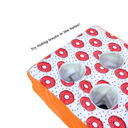 Patchwork Pet Too Much Caffween by The Weens, Interactive Dog Toy, 8 Squeaky Plush Coffee Cups with Memory Foam Base, 17 x 8.5 inch