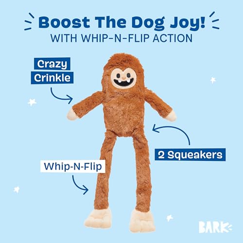 BarkBox Sasquatch Josh Interactive Plush Dog Toy - color: Sasquatch Josh, size: Large