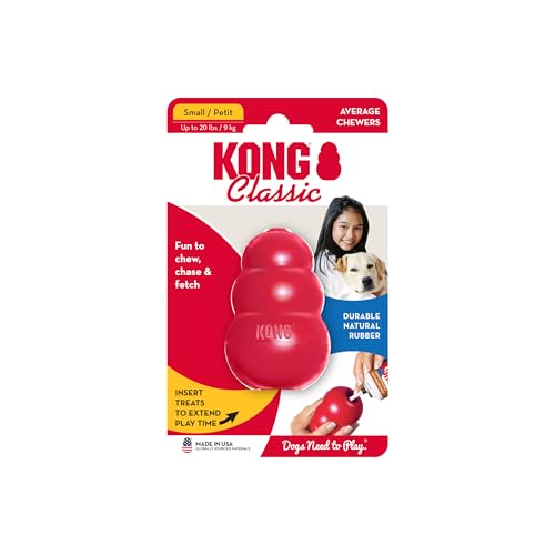 KONG Classic Toy and Easy Treat Peanut Butter Spray, 14 oz, Small Dogs