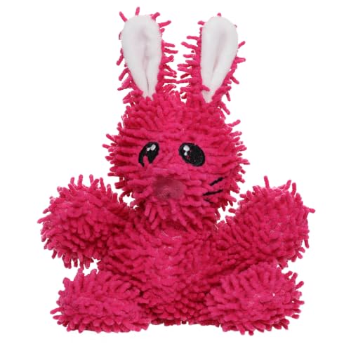 MIGHTY® 2 Pack Microfiber Small RabbitDog Toys - color: 2PK Pink Rabbit