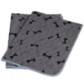 Washable Dog Pee Pads with Free Grooming Gloves,Non Slip Dog Mats with Great Urine Absorption,Reusable Puppy Pee Pads for Whelping,Potty,Training,Playpen - size: 48x72 Inch (Pack of 1)
