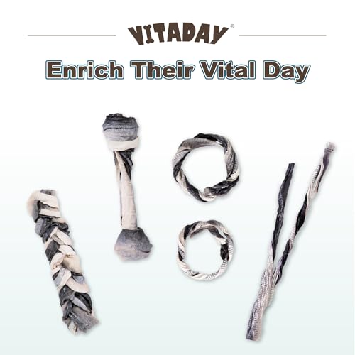 VITADAY Fish Skin Dog Treats, Single-Ingredient, Ring (L), 3 oz - size: 3 Ounce (Pack of 1)