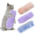3 Pack Catnip Toys,Soft and Durable Cat Pillows Toys, Funny cat Toy - color: Purple+Blue+Pink