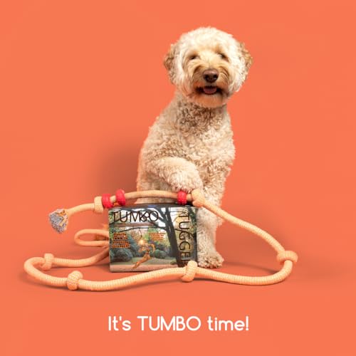 Tumbo Tugger Xtreme - Large Dogs - 1000 lb Breaking Strength - Dog Tree Hanging Bungee Tug Toy for Exercise - Outdoor Play Cord & Tugger - Spring Pole Rope Toy - Dog Playground Backyard
