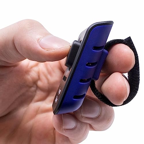 Educator E-Collar Adjustable Dog Training Finger Clicker, Blue - color: Blue