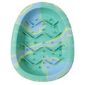 CHEWFFON Dog & Cat Lick Mat Bowls with Suction Cups, Green - color: Green, size: Large