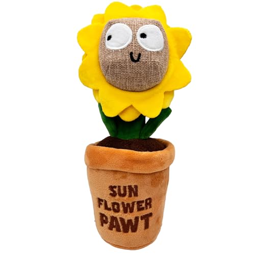 Huxley & Kent Seek 'n Treat Puzzle Dog Toy, Sunflower Pawt, Large - color: Sunflower Pawt, size: Large