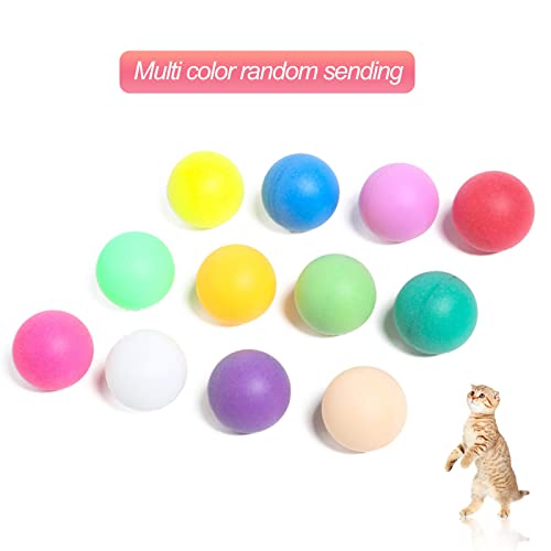 Andiker Cat Track Toy Balls, 6pcs Colorful Cat Toys for Indoor Cats Lightweight and Bounce Durable 1inches Replacement Balls for Cat Tower Toy (6pc)