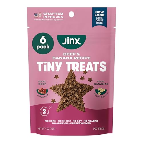 Jinx Dog Training Treats, Bite-Sized Training Treats for Dogs, Beef, 4oz - size: 4 Ounce (Pack of 6)