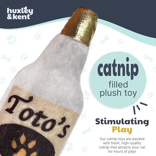 Huxley & Kent Plush Crinkle Catnip Cat Toy, Toto's Pawdka - style: Toto's Pawdka