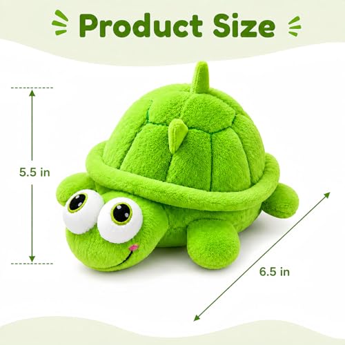 Interactive Dog Toys, Moving Turtle Dog Toy, Rechargeable Bouncing Ball Toy - color: Turtle