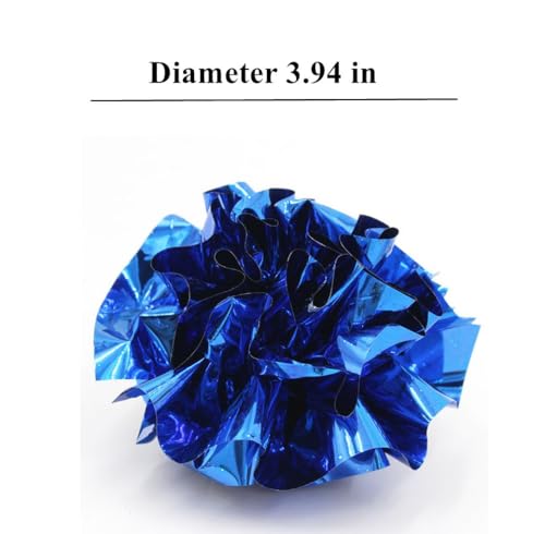 ISMARTEN 10 Packs Crinkle Balls Cat Toys for Indoor Cats, Lightweight Shiny Crinkle Paper Ball for Kitten (Random Color) (3.94 in) - size: 3.94 in