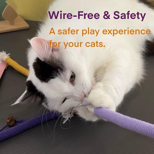 Kitten Teething Toys for Indoor Cats, Catnip Cat Chew Rope 3 Pack - size: Small 3 Pack