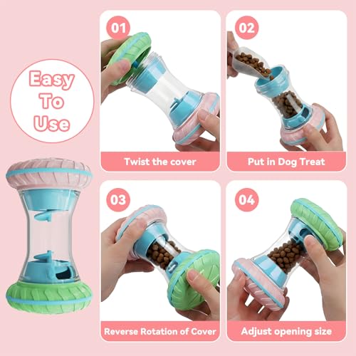 MateeyLife Interactive Dog Puzzle Toy for Small Medium Large Dogs Pink - color: Pink