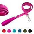 Wildebeest Funston Waterproof Dog Leash - Heavy Duty 4ft Long Leash for Small, Medium and Large Dogs - 1000D Nylon, Scratch & Stink-Resistant & Pill-Free - Nylon Wrap Handle (3/4" Wide, 4 ft Length) - color: Fuchsia(Pink), size: 4 ft