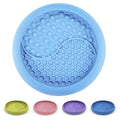 Dog Lick Bowl, Non-Slip Lick Mat Slow Feeder for Dogs & Cats - color: Light Blue, size: Small