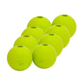 Chew King by Mammoth Supreme Rubber Dog Fetch Balls (8-Pack), Durable 2.5” Natural Rubber Balls with Safety Air Vent, High Bounce Fetch Toys for Aggressive Chewers, Launcher Compatible - Yellow - color: E) 8-Pack 2.5" Balls (Yellow)