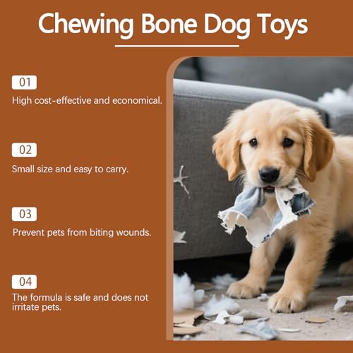 Dog Toys for Aggressive Chewers, Puppy Chew Options for Teething, Durable Design for Small to Medium Breeds, Ideal for Gentle or Moderate Chewing Needs（2 Pack）