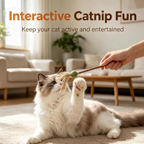 Autumn Knife Fish Cat Toy, 4 Pack Catnip Toys