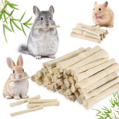 Sukh 320g Sweet Bamboo Chew Sticks - Natural Rabbit & Chinchilla Chew Toys - size: 11.29 OZ