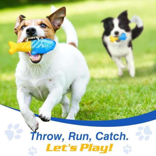Pawaboo Dog Cooling Chew Toys, 2 Pack Freeze Pet Teething Toys for Cooling - color: Yellow+Blue